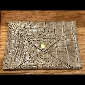 Blair Ritchey Croc Origami Envelope Brand New
